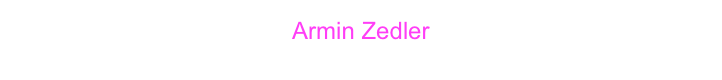 Armin Zedler
